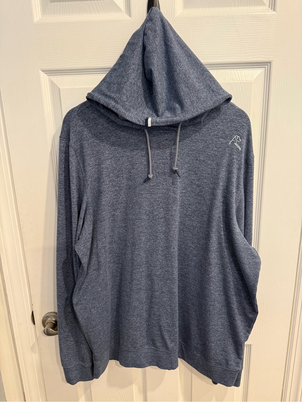 Rhoback Hoodie in Heather Navy